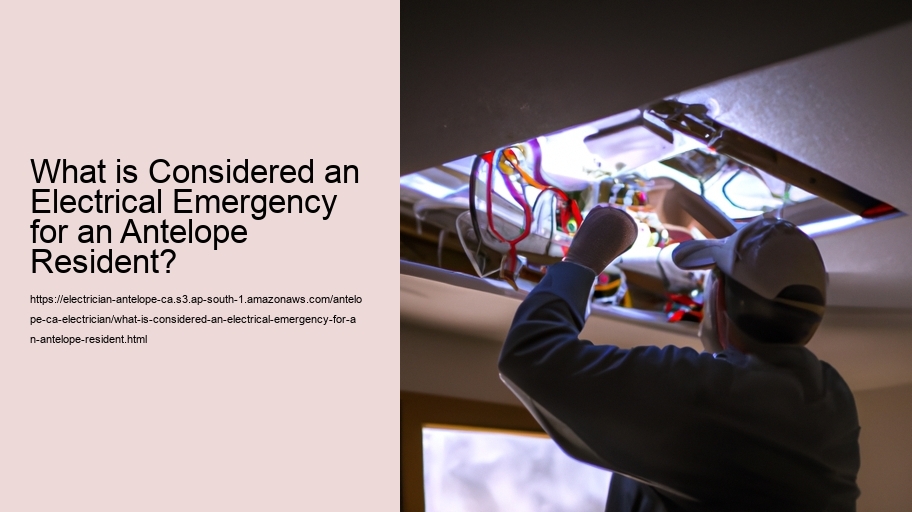 What is Considered an Electrical Emergency for an Antelope Resident?